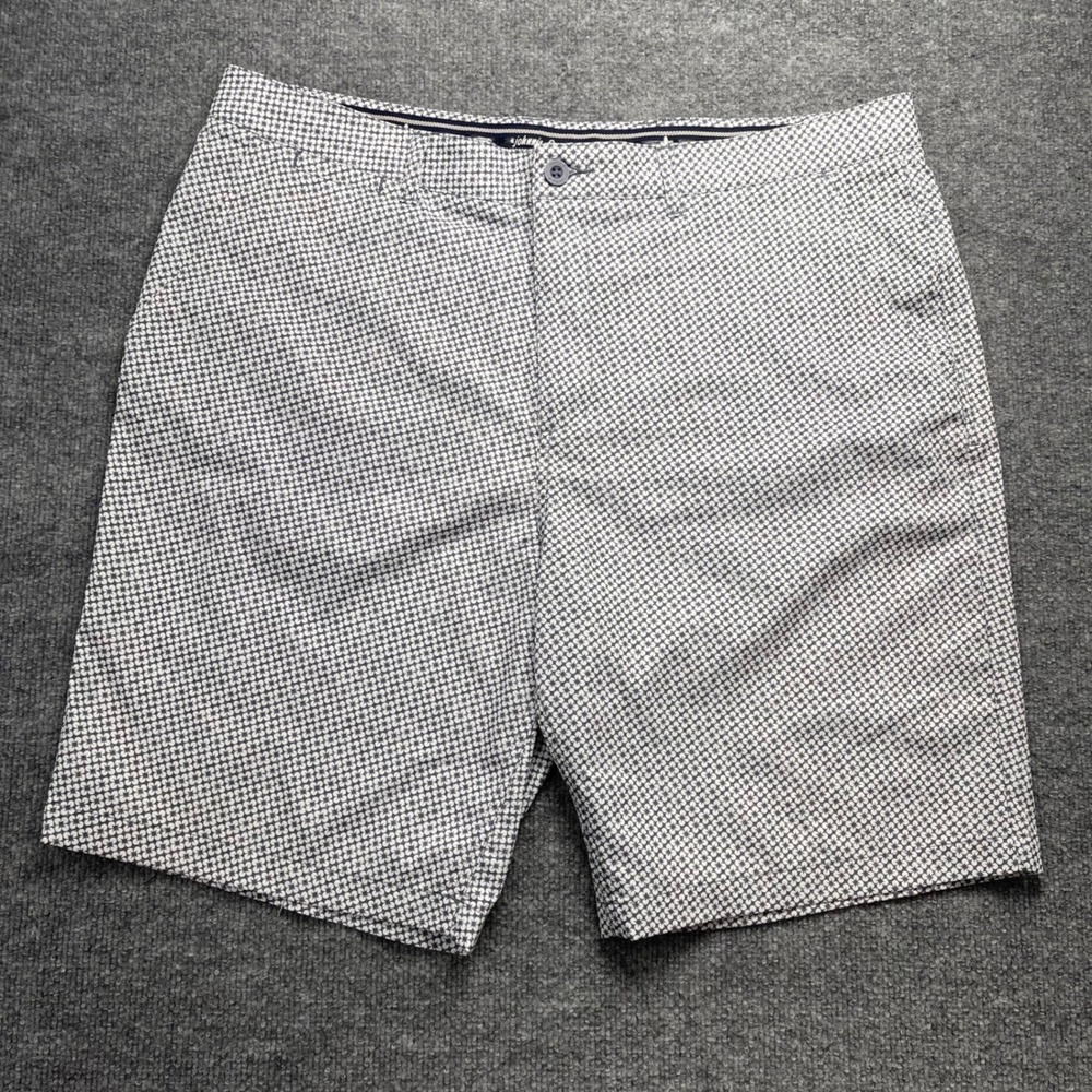 Johnnie-O Mens 38 Smails Performance Golf Shorts Floral Geometric JMSH1680